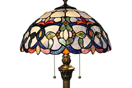 Lampara de pie tiffany