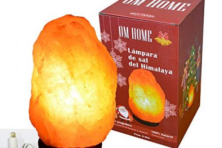 Lampara de sal natural del himalaya