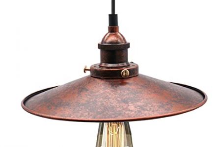 Lampara de techo rústica