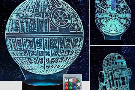 Lampara led star wars