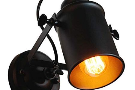 Lampara pared industrial