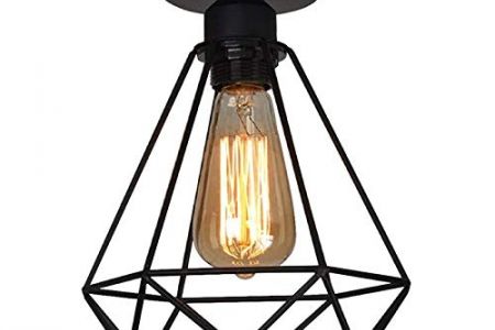 Lampara techo industrial vintage