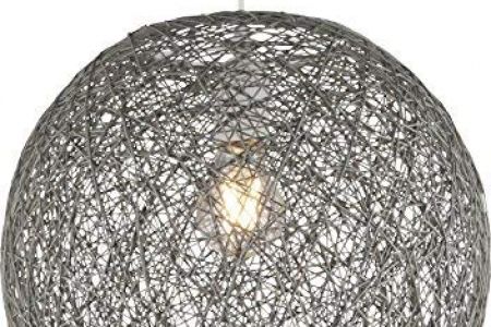 Lampara de techo de papel