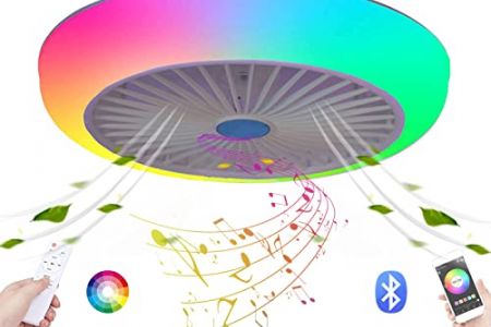 Lampara ventilador techo infantil