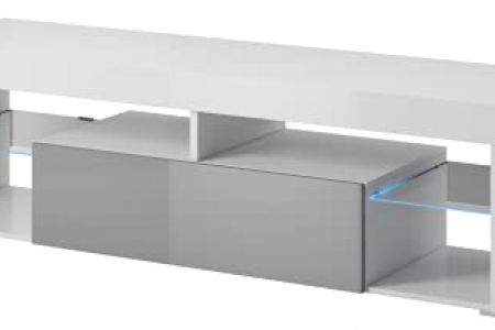 Mueble bajo tv blanco