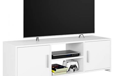 Mueble salón tv blanco