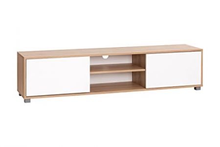 Mueble tv con vitrina