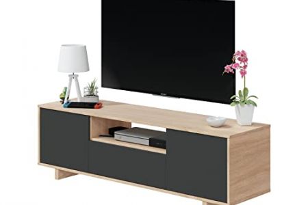 Mueble tv gris