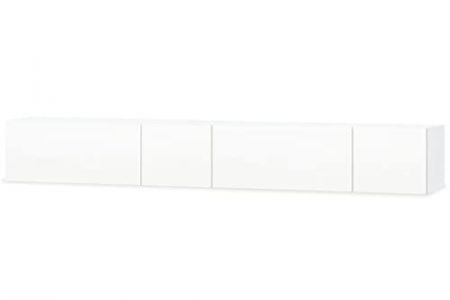 Mueble tv lacado blanco