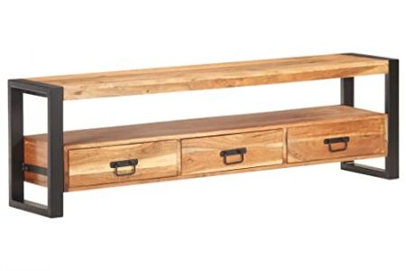 Mueble tv madera maciza