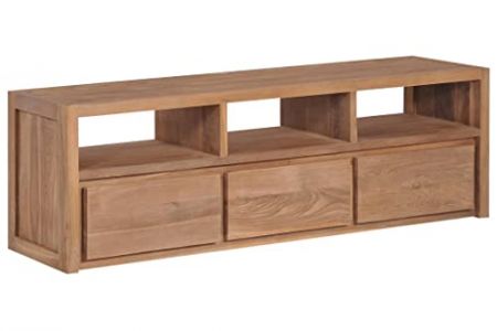 Mueble tv madera natural