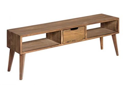 Mueble tv madera nogal