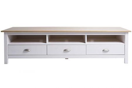 Mueble tv vintage blanco