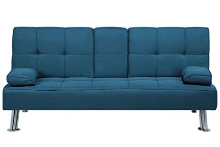 Sofá cama azul
