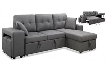 Sofá chaise longue abatible