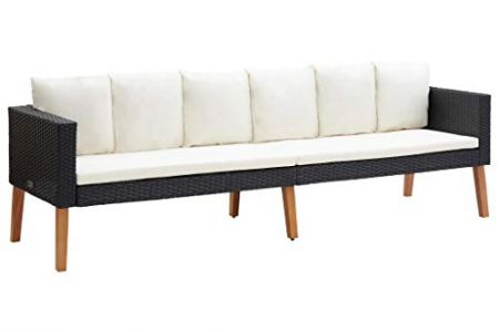 Sofá tres plazas jardín