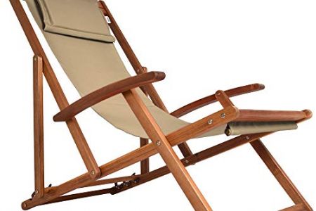 Silla tumbona plegable