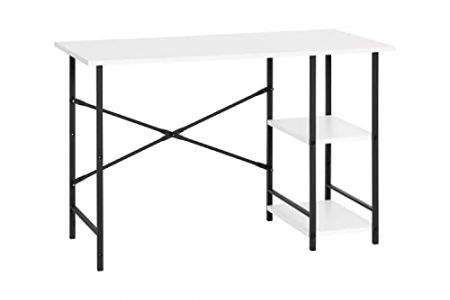 Escritorio blanco y madera