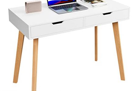 Mesa de escritorio blanca