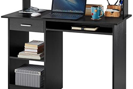 Mesa negra escritorio