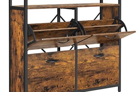 Mueble zapatero negro