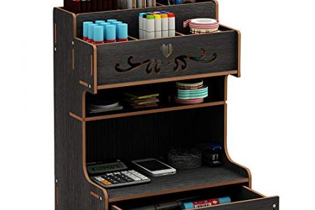 Organizador escritorio negro