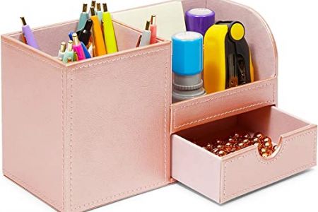 Organizador escritorio rosa
