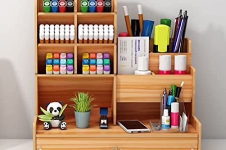 Organizador madera escritorio