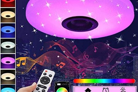 Plafon led con altavoz