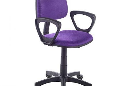 Silla escritorio juvenil lila