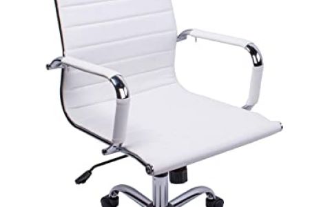 Silla blanca escritorio