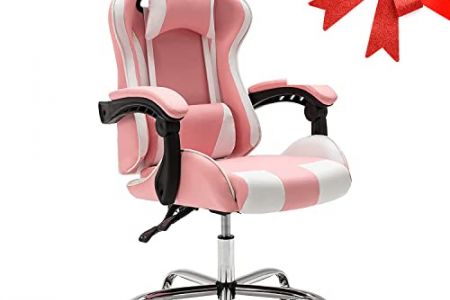 Silla gamer rosa