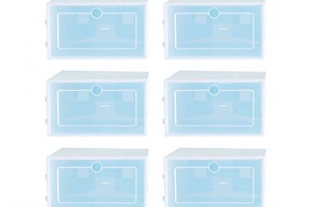 Zapatero plástico apilable